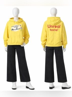 Marc Jacobs x Ava Nirui Rare Limited Edition Yellow Pullover Hoodie Unreal Taste